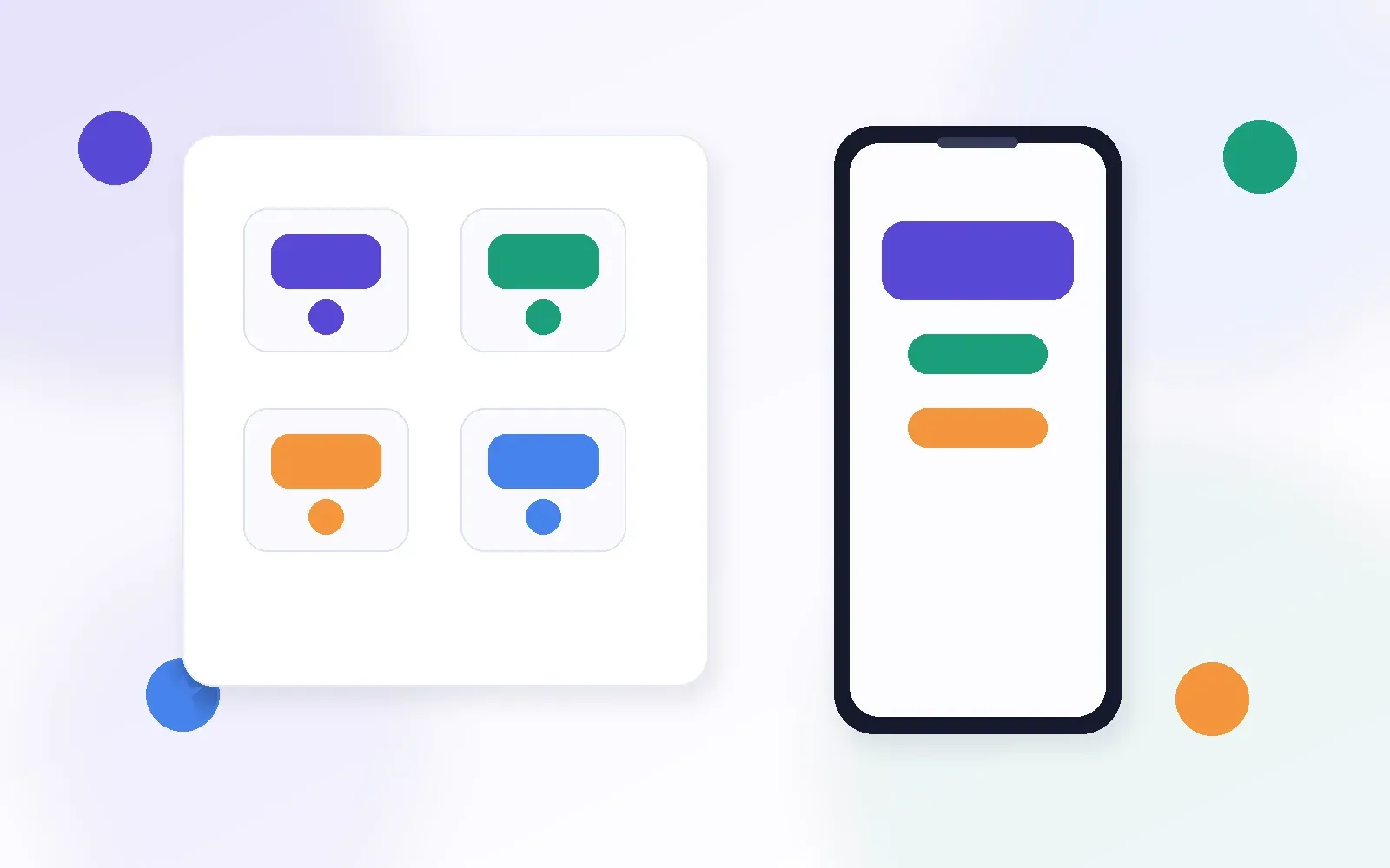 Clean SaaS illustration of reward catalogue and coupon redemption workflow