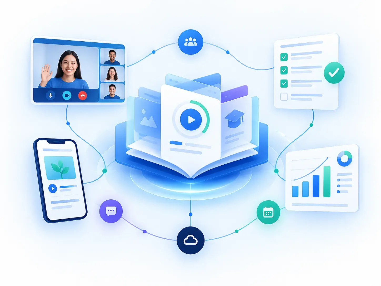 Kampus Wave connected learning management system