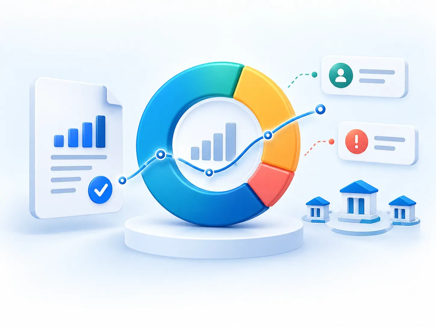 Kredible portfolio-at-risk monitoring with loan health segments, arrears alerts, trends, and verified reports